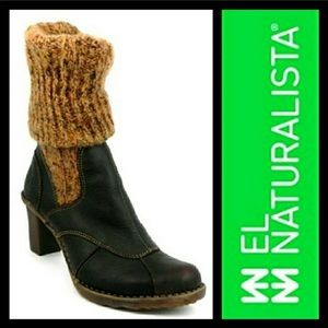 👢EUC 🦋 EL NATURALISTA Duna N502 Sock Top Boot